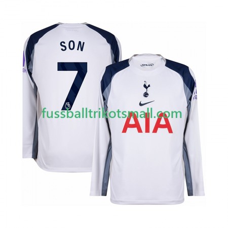 Fußballtrikots Tottenham Hotspur Son Heung-Min 7 2025-2026 Langarm Heimtrikotsatz kaufen